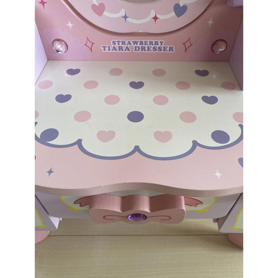 子ども用ドレッサー　Mother  garden 野いちごドレッサー キッズ/ベビー/マタニティのおもちゃ(その他)の商品写真