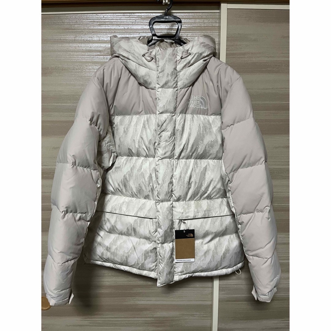 THE NORTH FACE(ザノースフェイス)のノースフェイス　プリント　ヒマラヤンダウンパーカー　シルバー　グレー　M メンズのジャケット/アウター(ダウンジャケット)の商品写真