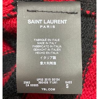 SAINT LAURENT PARIS 15AW 肩ジップ　ニット