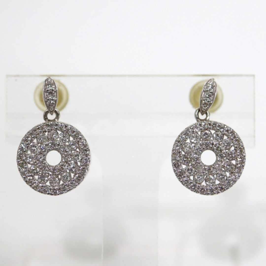 【Jewelry】K18WG ダイヤピアス D：0.33ct/kt08286ar