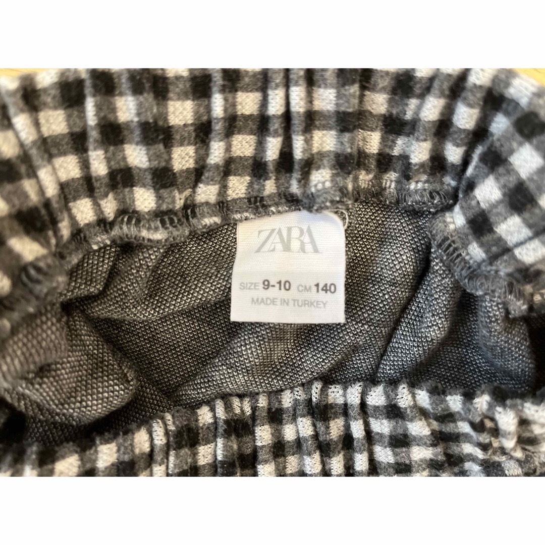 ZARA KIDS ギンガムチェックのフレアスカート　送料無料❗️