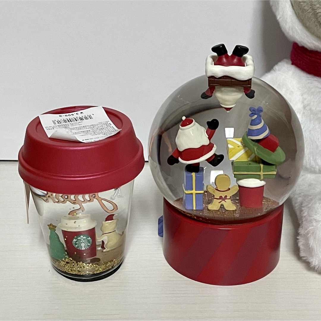 新品未使用】Starbucks ホリデー☃︎スノードーム＆べアリスタ セット