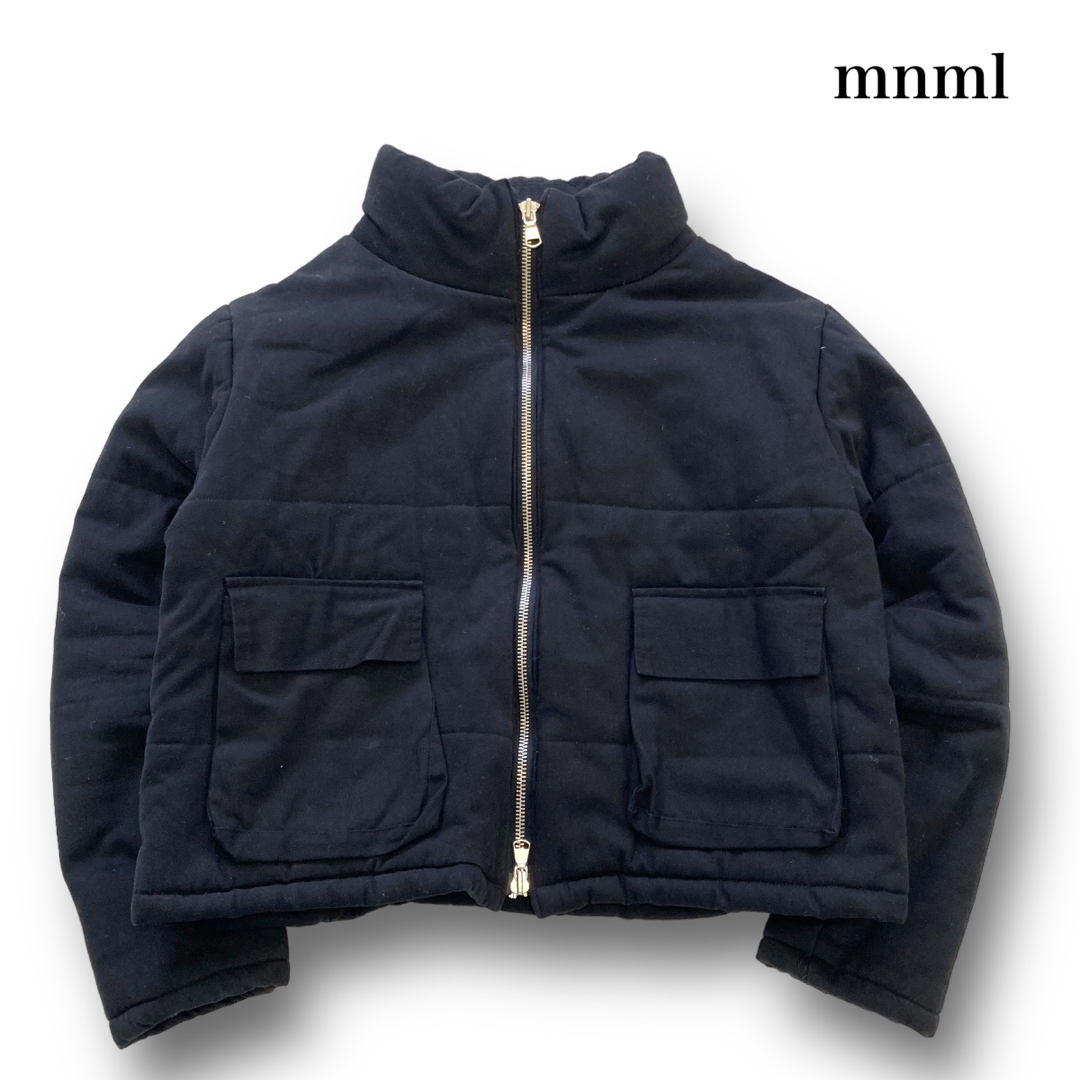 mnml(ミニマル)の【パンコン様】ミニマル 中綿パフジャケット クロップドダウンジャケット メンズのジャケット/アウター(ダウンジャケット)の商品写真