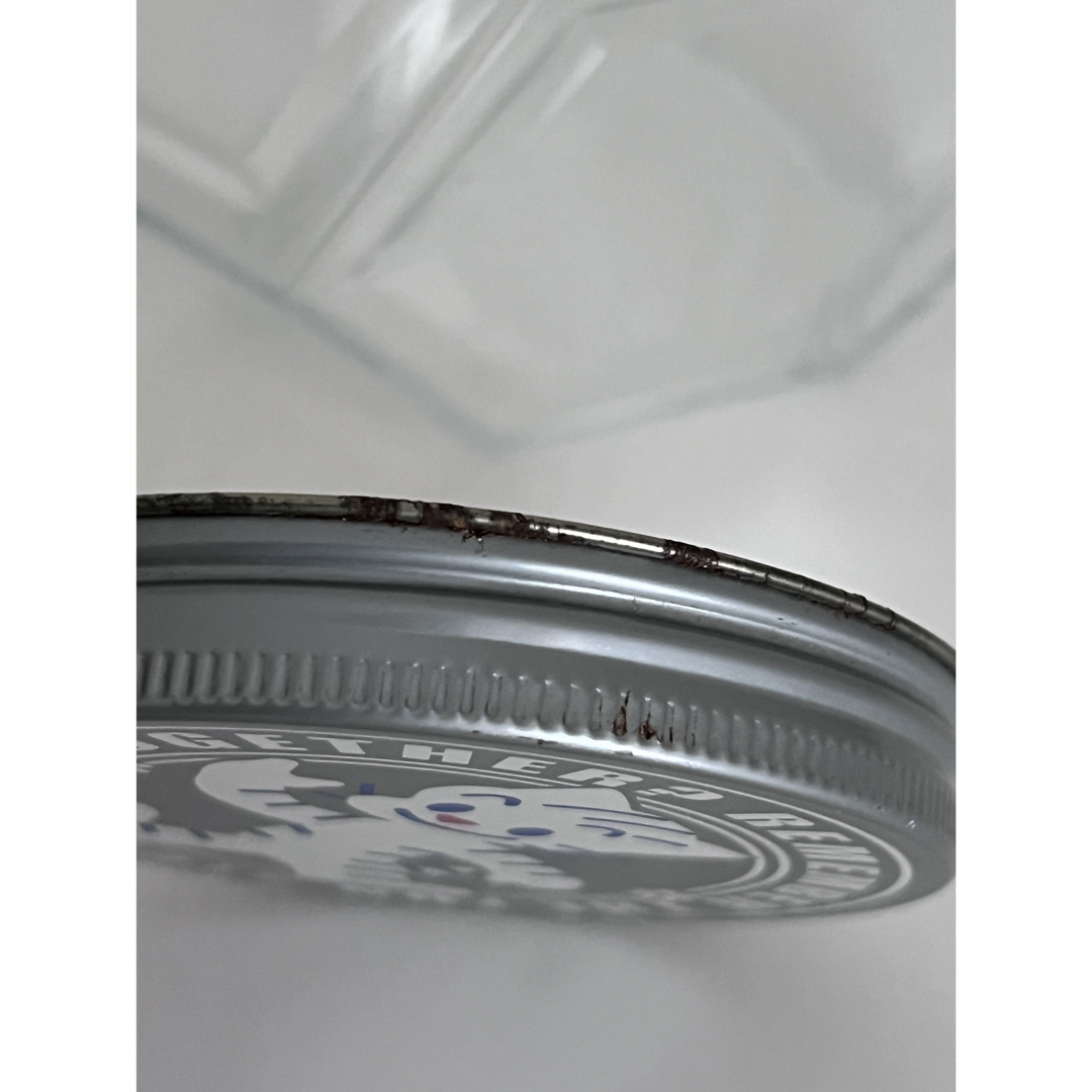 ミスド　ハラダオサム　グッズ　ボール型　多角形　ガラス製容器　キャンディポット インテリア/住まい/日用品のキッチン/食器(容器)の商品写真