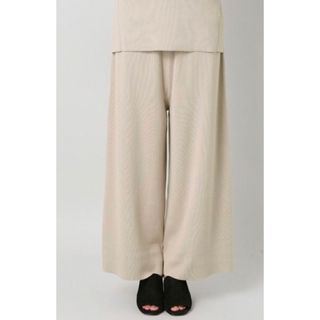 アパルトモンドゥーズィエムクラス(L'Appartement DEUXIEME CLASSE)のAP STUDIO    シルクコットン Knit Pants(カジュアルパンツ)