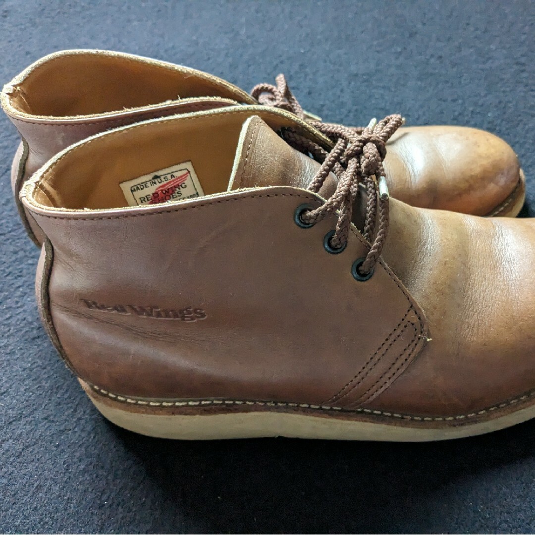 REDWING(レッドウィング)のRED WING レッドウィング　チャッカブーツ 27.5cm シューズ　90s メンズの靴/シューズ(ブーツ)の商品写真