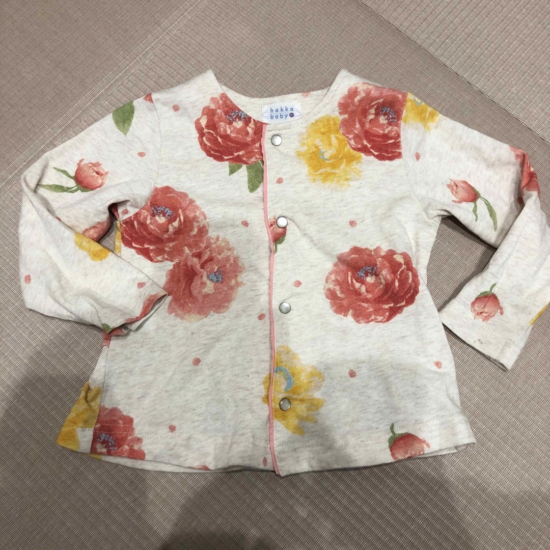 hakka baby(ハッカベビー)のハッカベビーのカーディガン キッズ/ベビー/マタニティのキッズ服女の子用(90cm~)(カーディガン)の商品写真