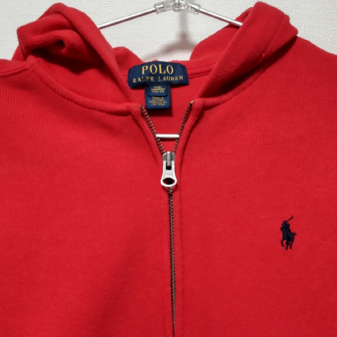 POLO RALPH LAUREN(ポロラルフローレン)のポロ　ラルフローレン140赤 キッズ/ベビー/マタニティのキッズ服男の子用(90cm~)(ジャケット/上着)の商品写真