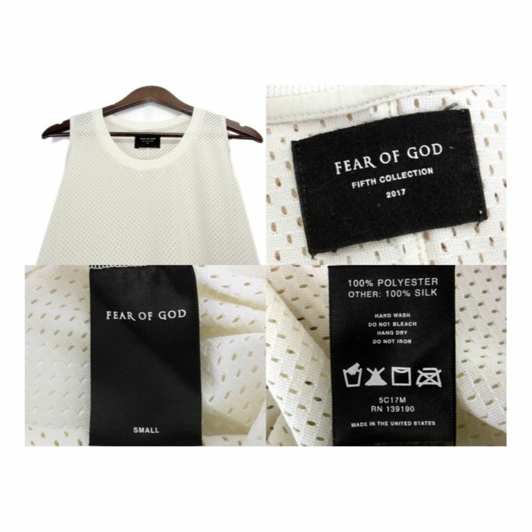 OF　FIFTH　ゴッド　タンクトップ　】　COLLECTION　フィア　29545-　Mesh　GOD　【　オブ　FEAR　メッシュ　Tank　レイヤード