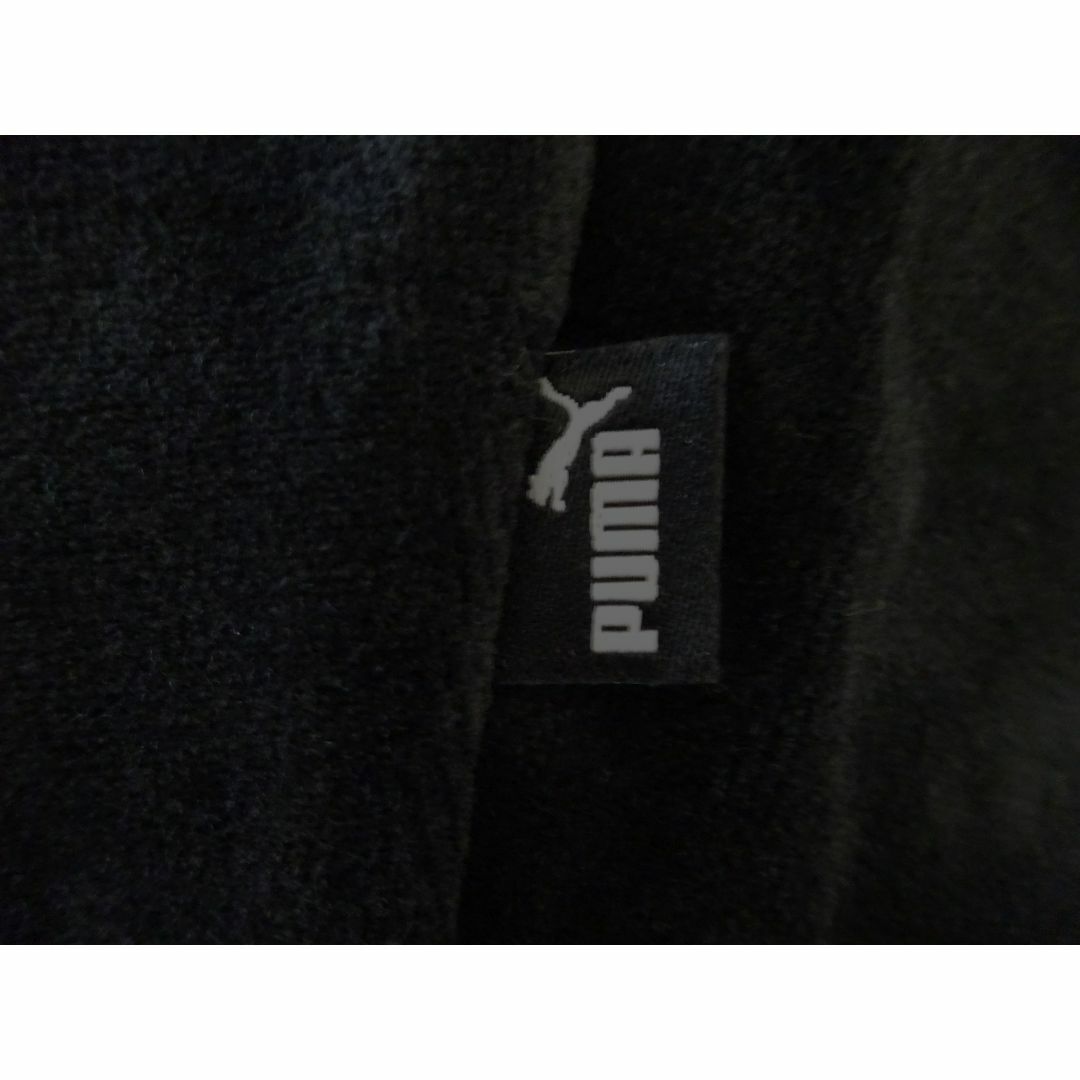 PUMA(プーマ)の新品 60％OFF! プーマ XL エレガントなベロア生地 パーカー 黒ブラック レディースのトップス(パーカー)の商品写真