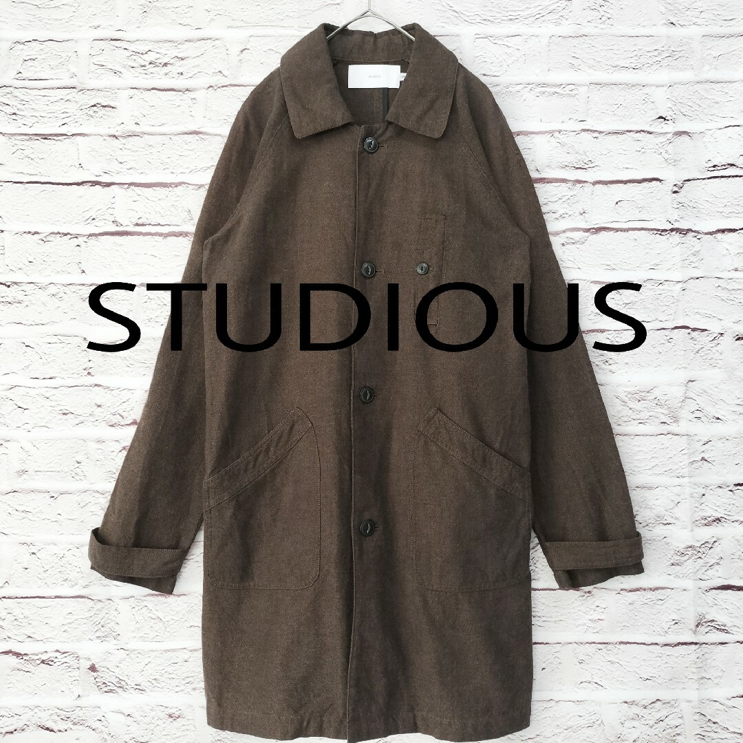 STUDIOUS(ステュディオス)の【ラグランスリーブ】STUDIOUS ロング コットン シャツ ジャケット メンズのジャケット/アウター(その他)の商品写真