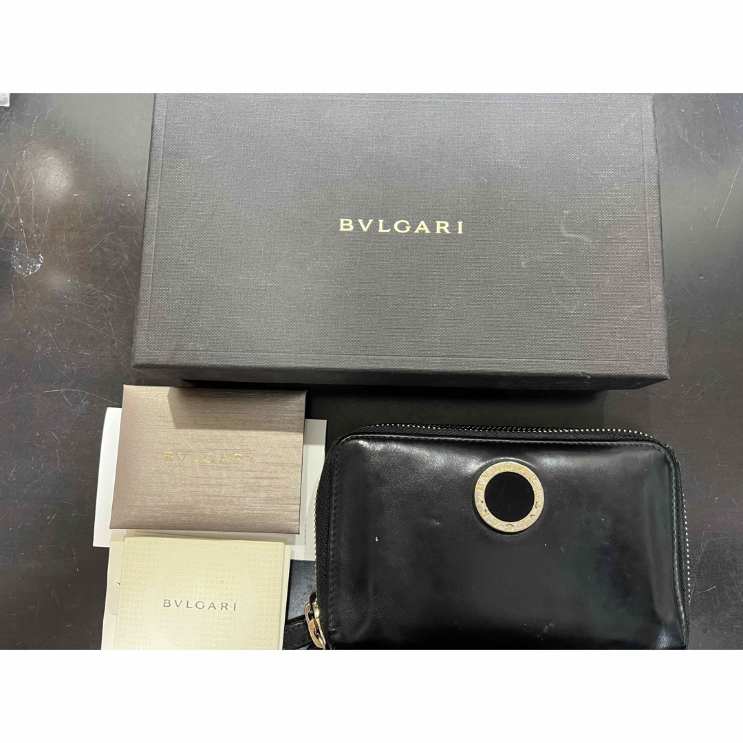 折り財布ブルガリ　財布　BVLGARI  付属品完備　正規店購入　男女兼用