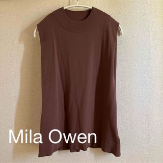 ミラオーウェン(Mila Owen)のMila Owen トップス(カットソー(半袖/袖なし))