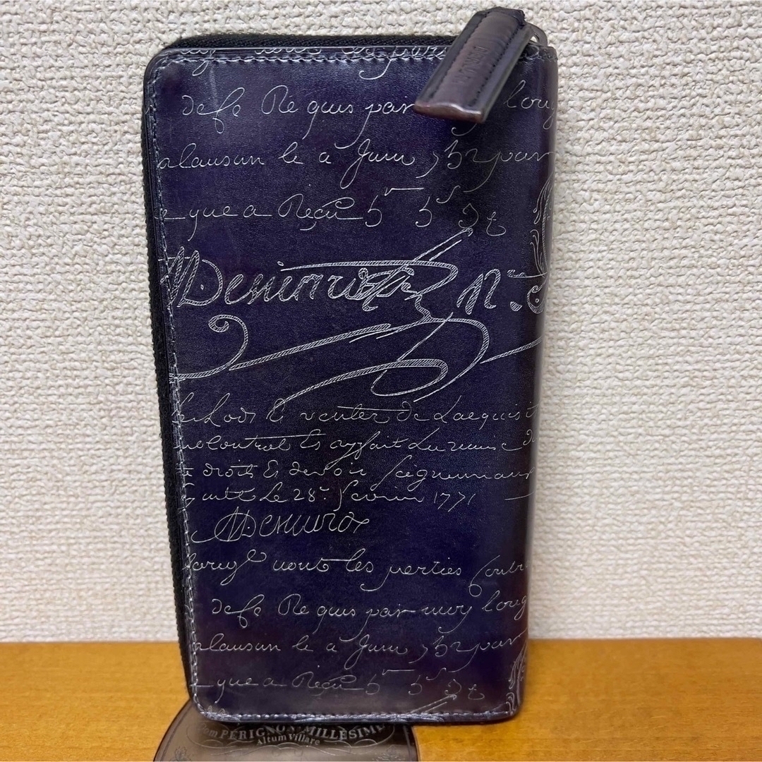 ベルルッティ イタウバ シルバーパティーヌ - 長財布