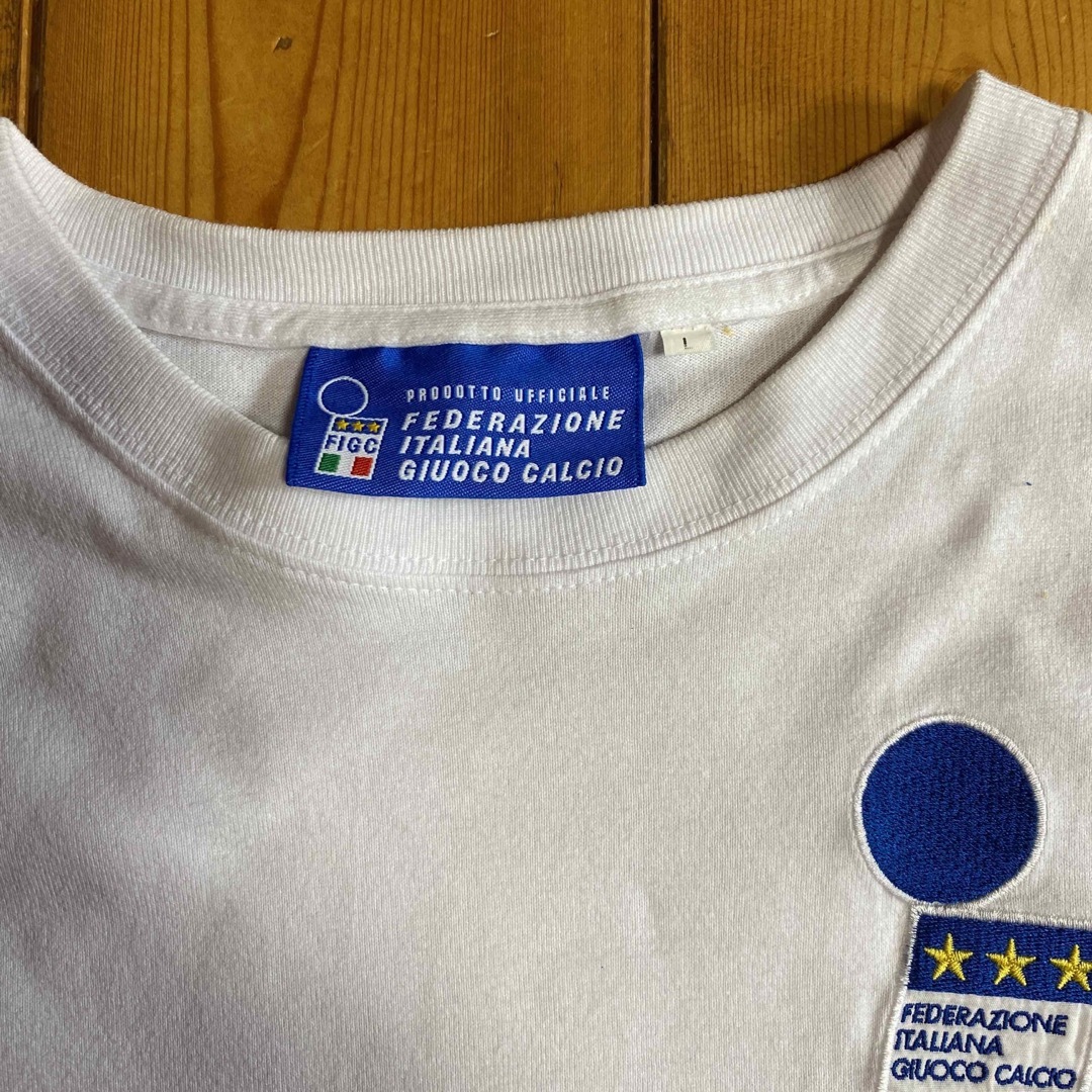 メンズ サッカーウェア Tシャツ ITALIA サイズL ナショナルチーム スポーツ/アウトドアのサッカー/フットサル(ウェア)の商品写真