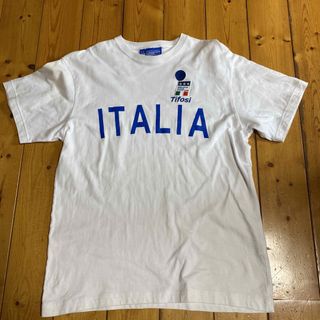 メンズ サッカーウェア Tシャツ ITALIA サイズL ナショナルチーム(ウェア)