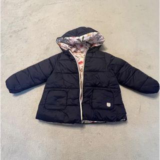 ザラキッズ(ZARA KIDS)のZARA ネイビーダウン　2way 104cm(ジャケット/上着)