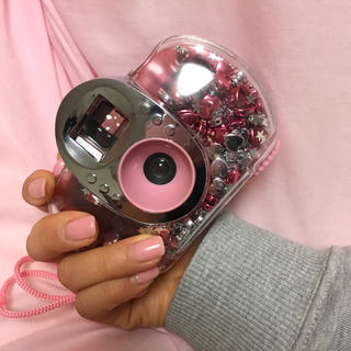キラキラ フィルムカメラ ピンク(フィルムカメラ)