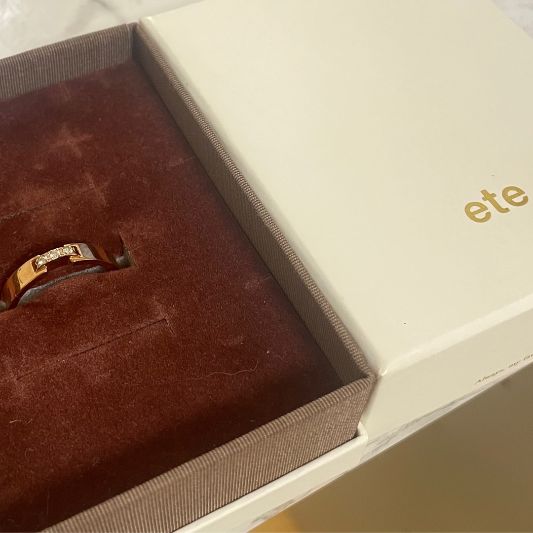 ete(エテ)のエテ　リング　ピンクゴールド レディースのアクセサリー(リング(指輪))の商品写真