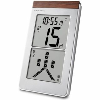 アデッソ デジタルカレンダー 日めくり 見やすい 大きい 卓上 時計 非売品ステ(置時計)