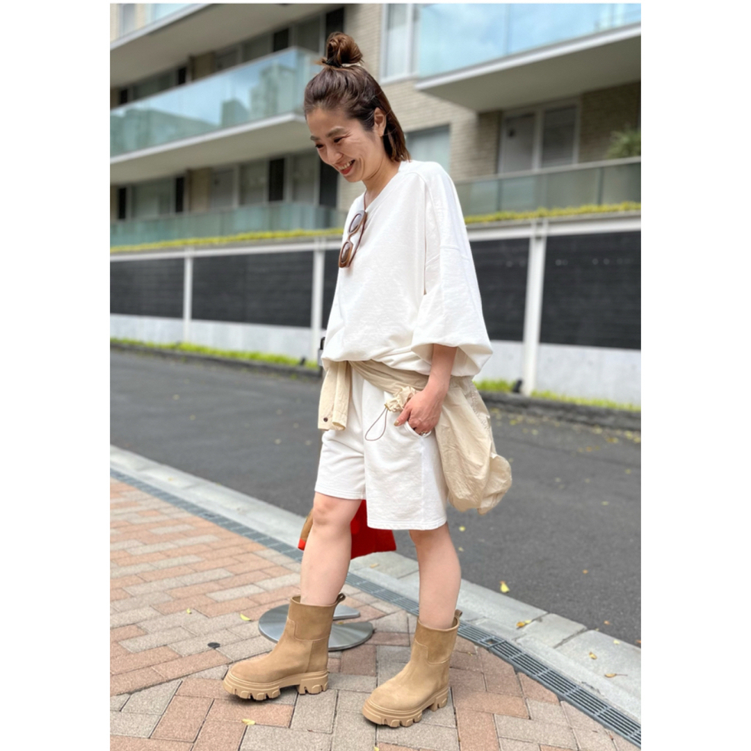 L'Appartement DEUXIEME CLASSE(アパルトモンドゥーズィエムクラス)の美品GIA BORGHINI/ジア ボルギーニSuede Short Boot レディースの靴/シューズ(ブーツ)の商品写真