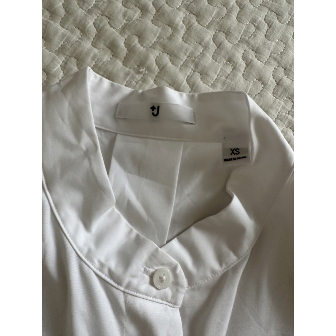 UNIQLO(ユニクロ)のUNIQLOジルサンダー　＋Ｊ　スーピマコットンシャツジャケット レディースのトップス(シャツ/ブラウス(長袖/七分))の商品写真