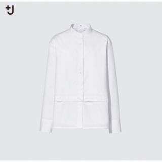 ユニクロ(UNIQLO)のUNIQLOジルサンダー　＋Ｊ　スーピマコットンシャツジャケット(シャツ/ブラウス(長袖/七分))