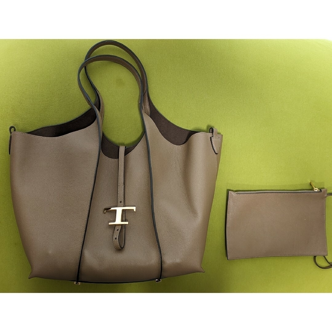 TOD'S - トッズ TOD'S Tタイムレス レザー ショッピングバック