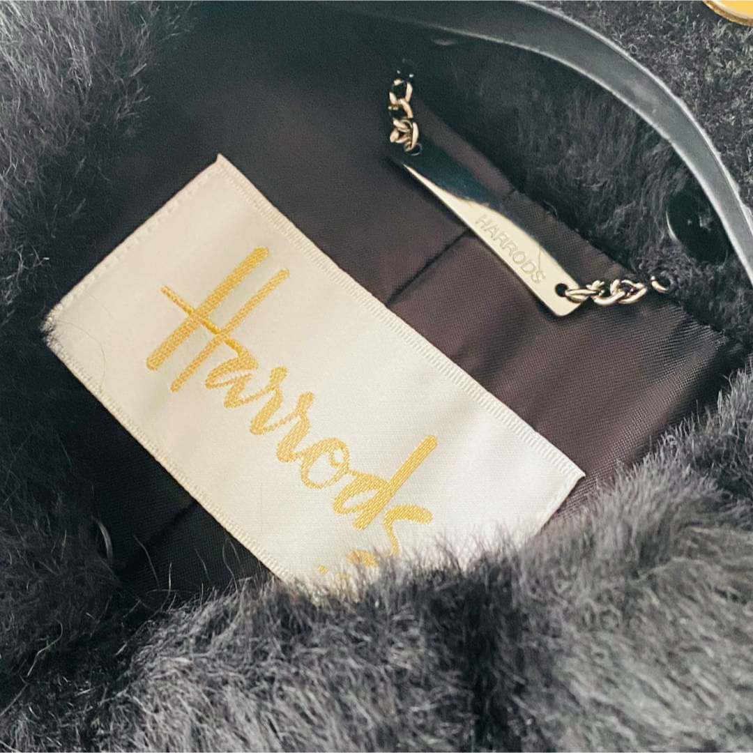 Harrods(ハロッズ)の極美品 ハロッズ アルパカ混 もこもこ テディベア シャギー ロングコート 1 レディースのジャケット/アウター(ロングコート)の商品写真