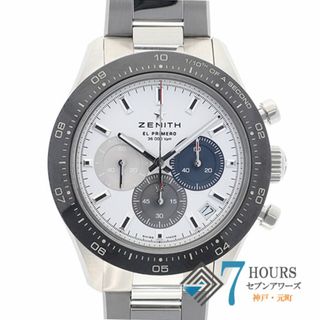 ゼニス(ZENITH)の【106140】ZENITH ゼニス  03.3100.3600/69.M3100 クロノマスター スポーツ ホワイトダイヤル SS 自動巻き ギャランティーカード 純正ボックス 腕時計 時計 WATCH メンズ 男性 男 紳士【中古】(腕時計(アナログ))