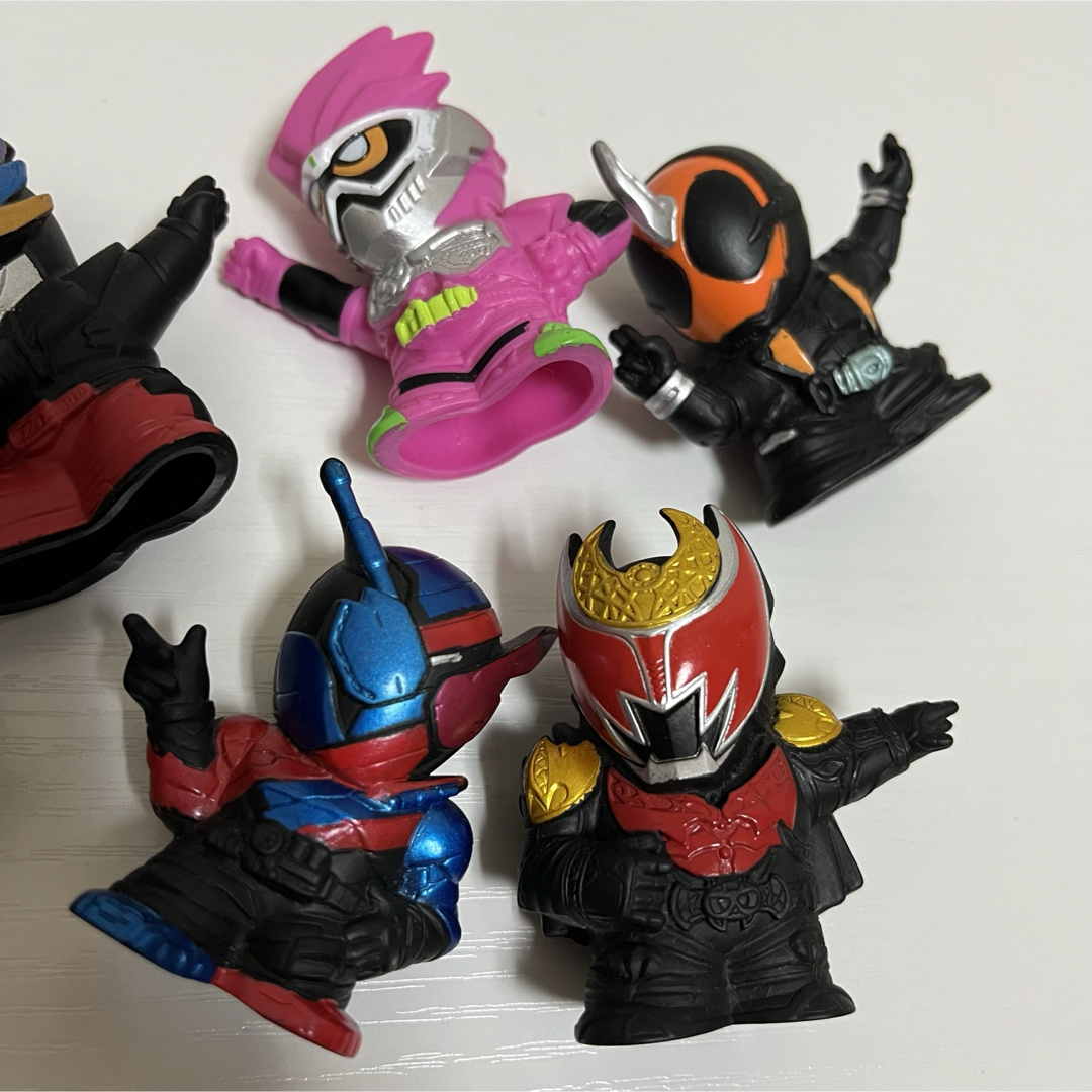 BANDAI バンダイ 仮面ライダーキッズ 食玩 指人形 6個 まとめ