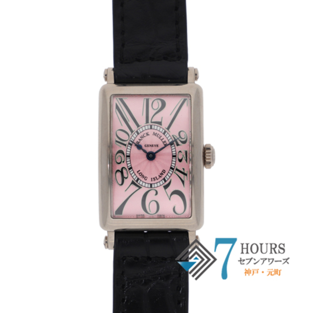 【107292】FRANCK MULLER フランクミュラー  902QZ ロングアイランド ピンクダイヤル WG/レザー（クロコ） クオーツ 当店オリジナルボックス 腕時計 時計 WATCH レディース 女性 女