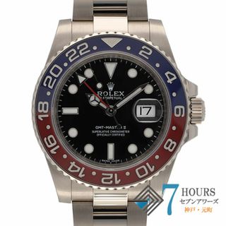 ロレックス(ROLEX)の【107834】ROLEX ロレックス  116719BLRO GMTマスター2 ブラックダイヤル ランダム番 WG 自動巻き ギャランティーカード 純正ボックス 腕時計 時計 WATCH メンズ 男性 男 紳士【中古】(腕時計(アナログ))