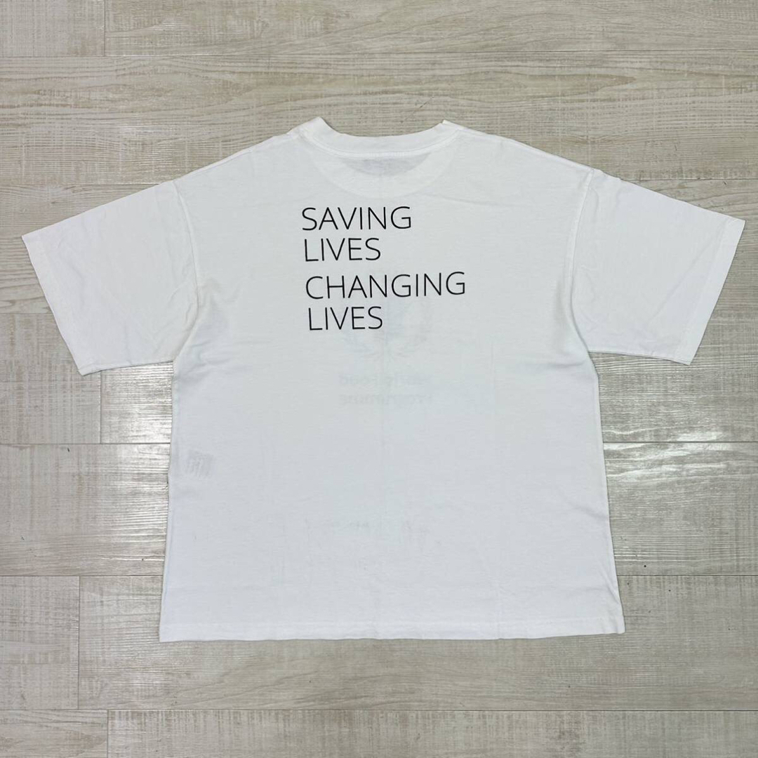 18aw バレンシアガ × WFP 支援 コラボ ビッグ ロゴ Tシャツ S