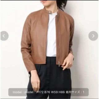 美品　allureville  アルアバイル　ラムレザージャケット