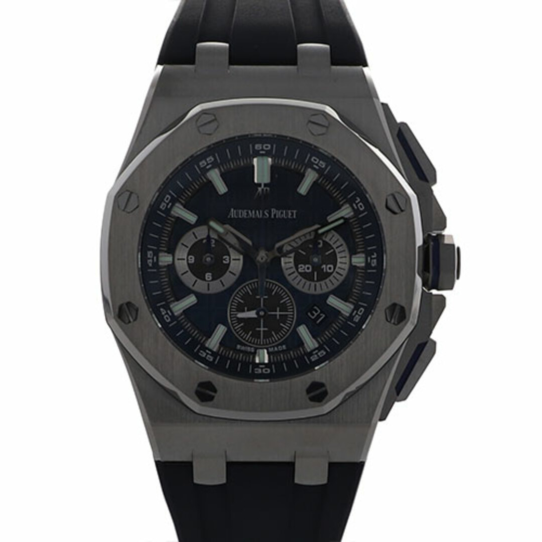 AUDEMARS PIGUET(オーデマピゲ)の【108494】AUDEMARS PIGUET オーデマ・ピゲ  26480TI.OO.A027CA.01 ロイヤルオークオフショア クロノグラフ ブルーダイヤル TI/ラバー 自動巻き 保証書 純正ボックス 腕時計 時計 WATCH メンズ 男性 男 紳士【中古】 メンズの時計(腕時計(アナログ))の商品写真