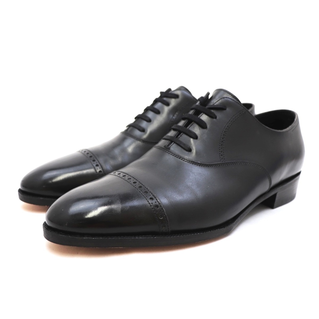 ジョンロブ JOHN LOBB レザーシューズ PHILIP II フィリップ2 ローファー ストレートチップ カーフレザー 革靴 メンズ 5E(23.5cm相当) ブラック