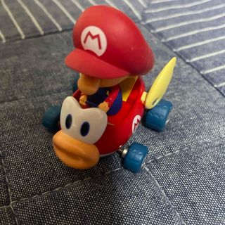 ニンテンドウ(任天堂)のマリオカートプルバックカー　ベビーマリオ(ミニカー)