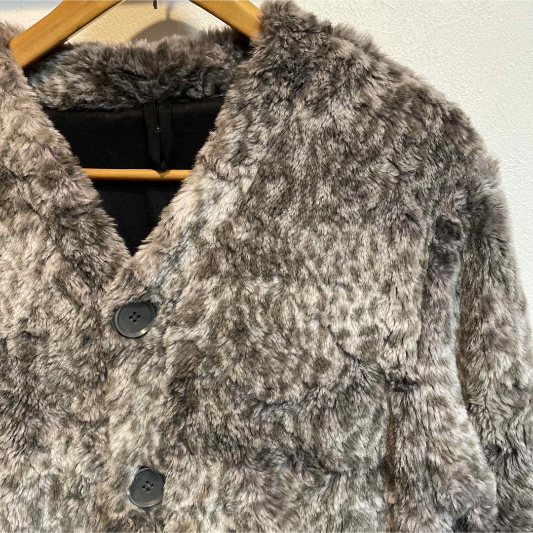 3D SOFT texture  fake fur  フェイクファー　ジャケット