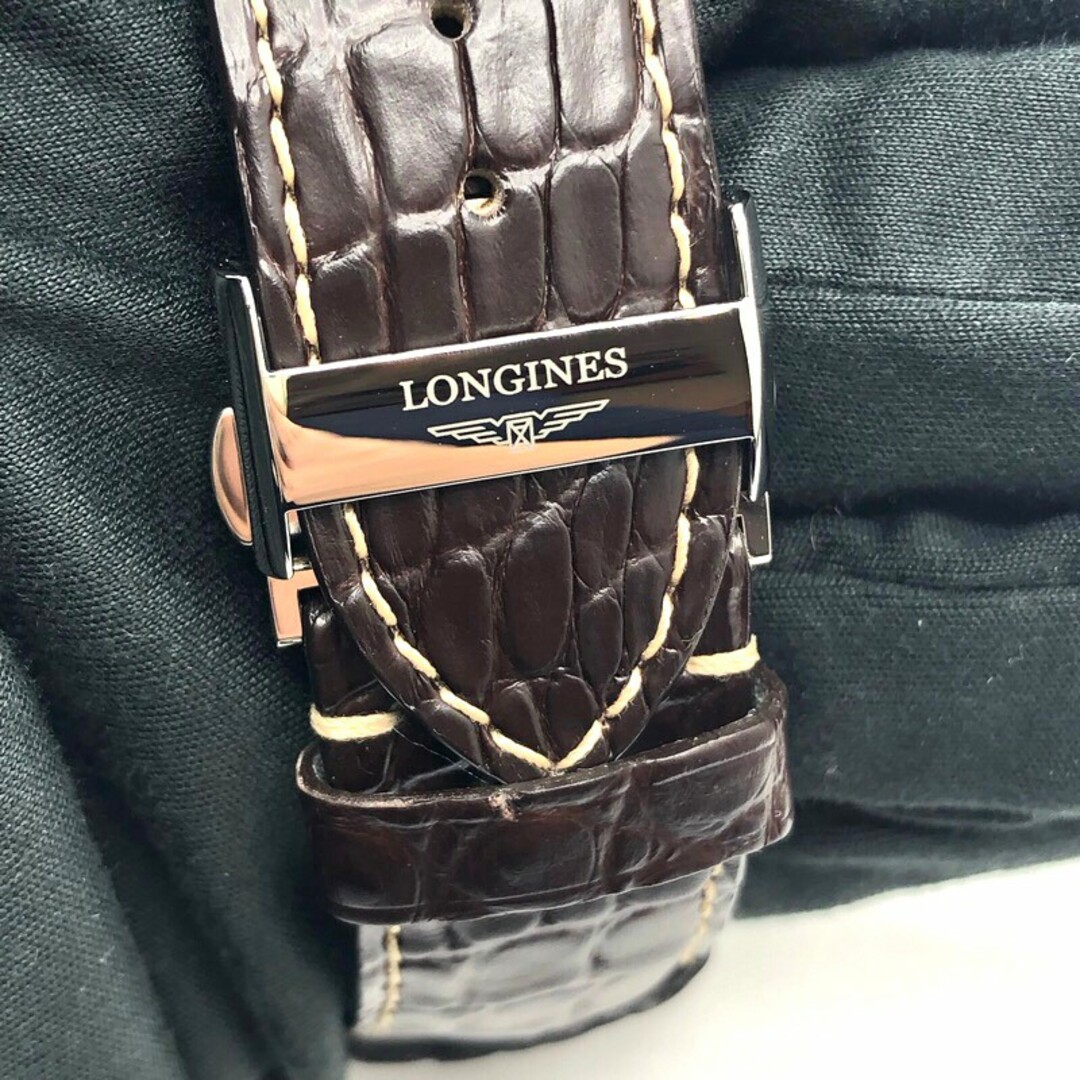 ロンジン LONGINES マスタ―コレクション L2.841.4.18.3 ホワイト SS メンズ 腕時計