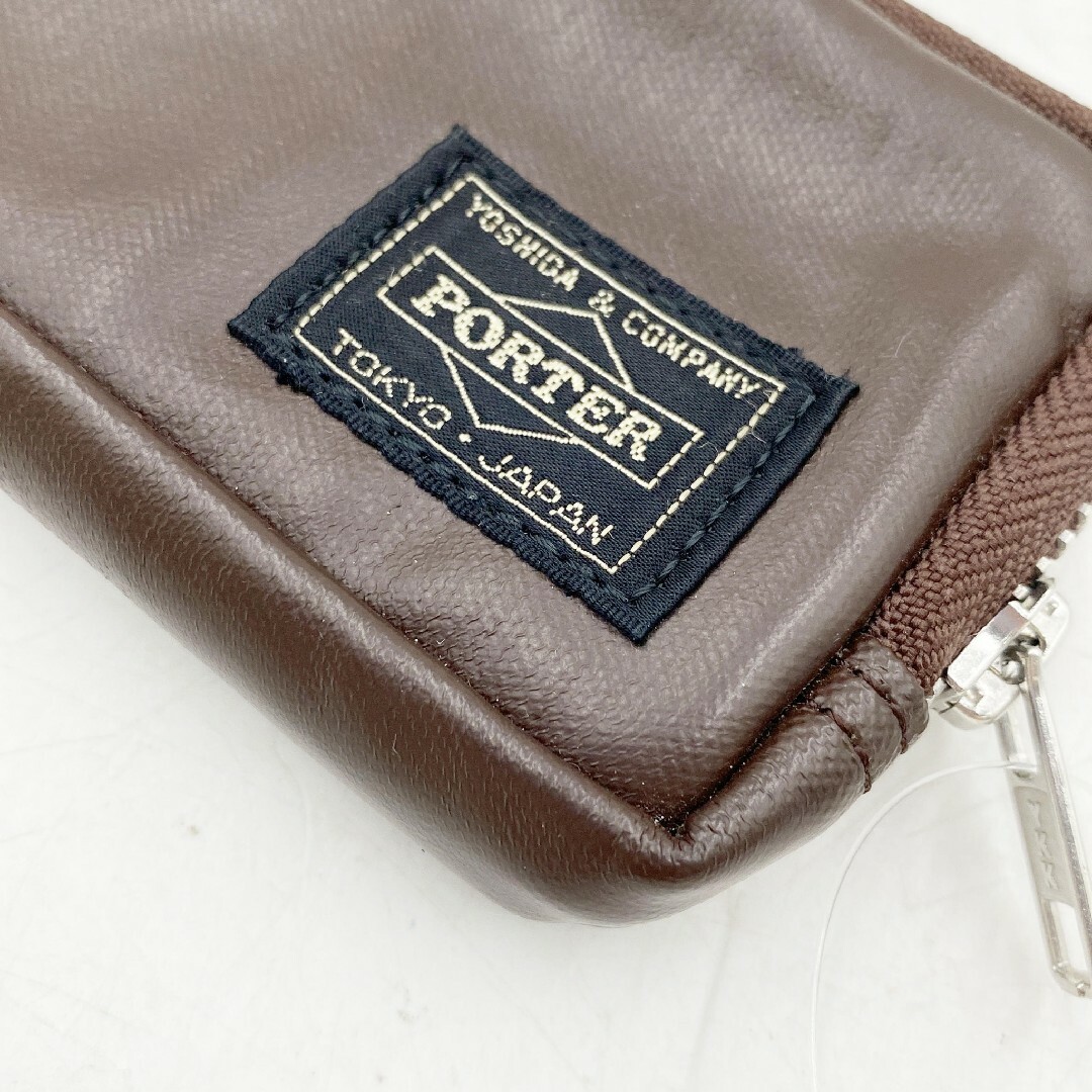 PORTER ポーター フリースタイル マルチコインケース ブラウン 茶色