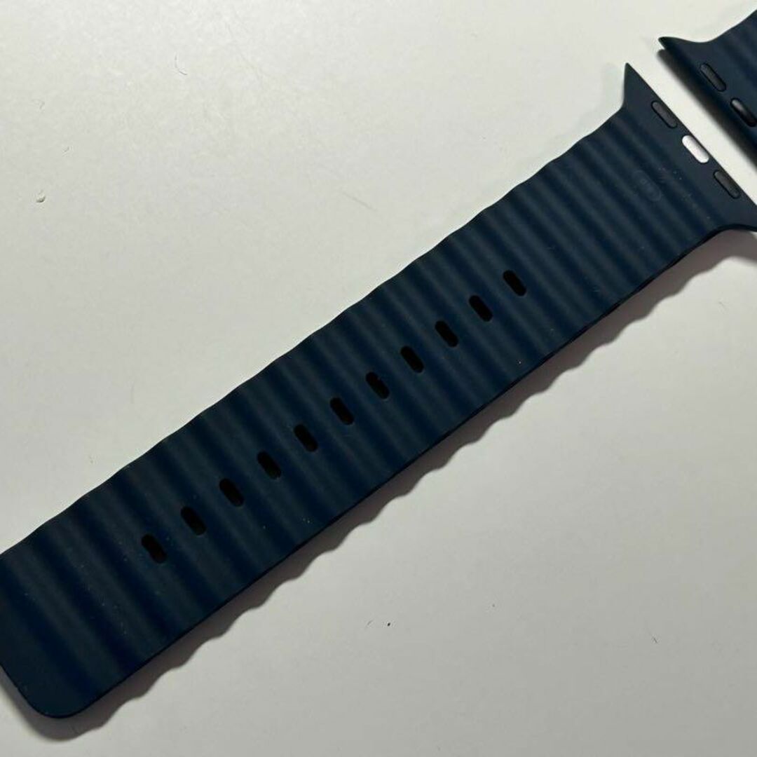 【新品・箱なし】純正 アップルウォッチ49mm オーシャンバンド・ミッドナイト③
