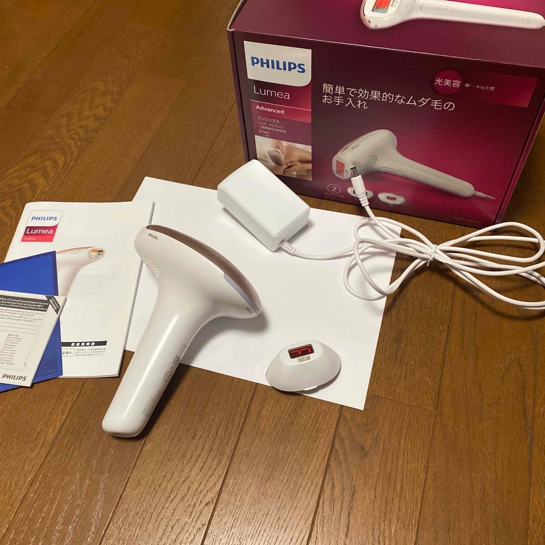 PHILIPS(フィリップス)の【中古/美品】PHILIPS Lumea Advanced スマホ/家電/カメラの美容/健康(ボディケア/エステ)の商品写真