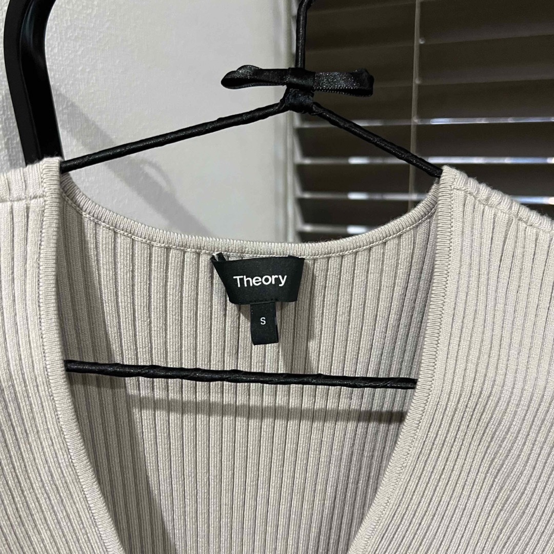 theory(セオリー)のTheory 21ss TWILL COMBO/RIB DRAPE DR レディースのワンピース(ロングワンピース/マキシワンピース)の商品写真