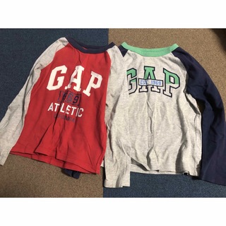 ギャップ(GAP)のGAP 長袖 xs サイズ110 トップス ロンT 男の子 2枚セット(Tシャツ/カットソー)