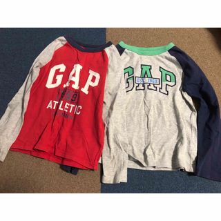 ギャップ(GAP)のGAP 長袖 xs サイズ110 トップス ロンT 男の子 2枚セット(Tシャツ/カットソー)