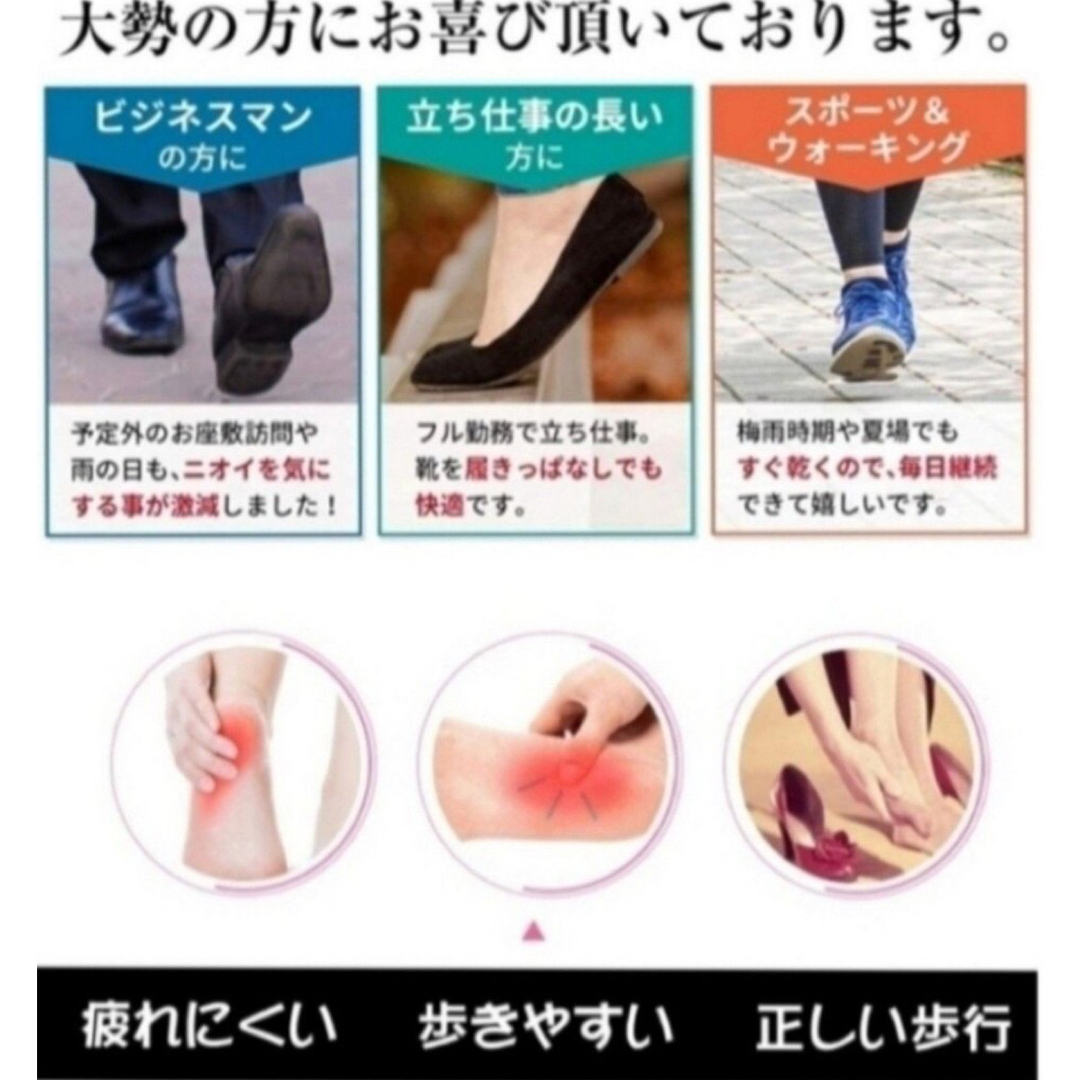 ☆低反発インソール　男性用　2足セット☆ メンズの靴/シューズ(その他)の商品写真