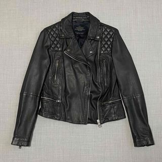 激レア❗ALLSAINTS レザー ジャケット パーカーレディース