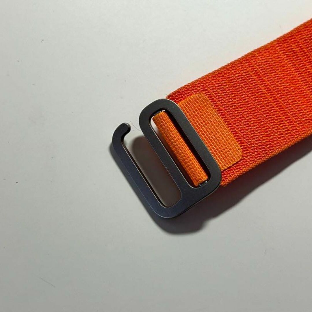 【美品・箱なし】純正 アップルウォッチ49mm M アルパインループ・オレンジ③