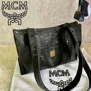 MCM - 美品 MCM ヴィセトス 大容量 トートバッグ ブラック ユニ